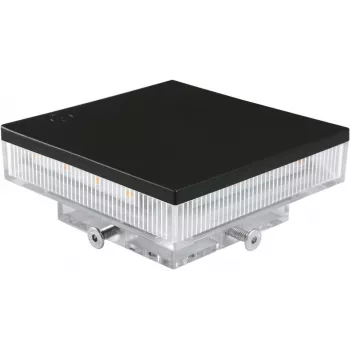 Proxima SŁUPKOWA LED jelzőlámpa borostyán 12-230V AC/DC IP54