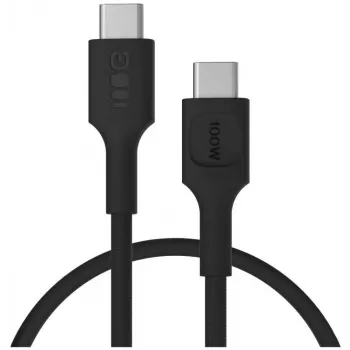 Green Cell PowerStream USB-C–USB-C kábel 100W, 0,3 m, fekete