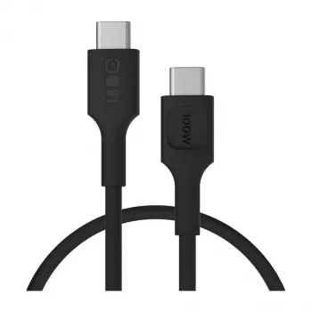 Green Cell PowerStream USB-C–USB-C kábel 100W, 0,3 m, fekete