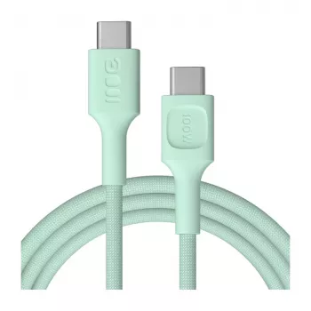 Green Cell PowerStream USB-C–USB-C kábel 100W 2m mentazöld