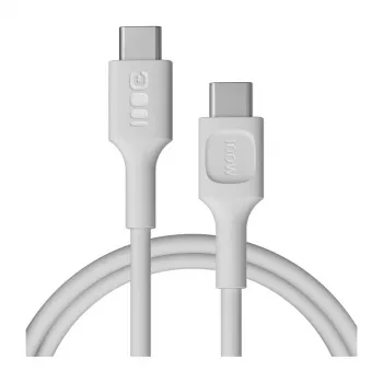 Green Cell PowerFlex Fast Charging USB-C–USB-C kábel 100W fehér 1,2m