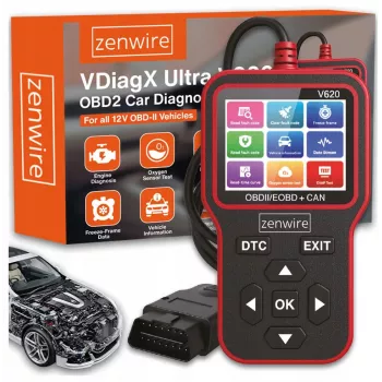 ZENWIRE V620 OBD2 ELM327 CAN interfész diagnosztikai szkenner