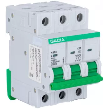 GACIA N8BH 10kA C 3P 25A kismegszakító (MCB)