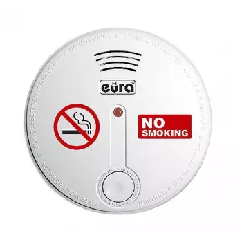 EURA SD-20B8 fotoelektromos füstérzékelő, fehér, 9V-os elem