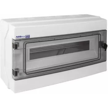ELEKTRO-PLAST OPATÓWEK hermetikus moduláris elosztó (500V AC, 1000V DC) 1x18 fali (N+PE) IP65 RH-18