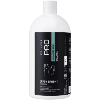 DR LUCY PRO EASY BRUSH 1L sampon hosszú, folyó szőrhöz – bontó és könnyű fésülést biztosító