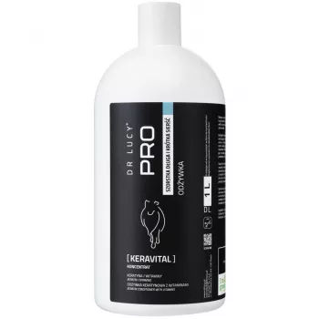DR LUCY PRO KERAVITAL 1L - keratin- és C-vitaminos kondicionáló hosszú, durva szőrű kutyáknak