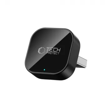 TECH-PROTECT ULTRABOOST CA01 Apple CarPlay / Android Auto adapter USB Bluetooth 5.4 matt fekete