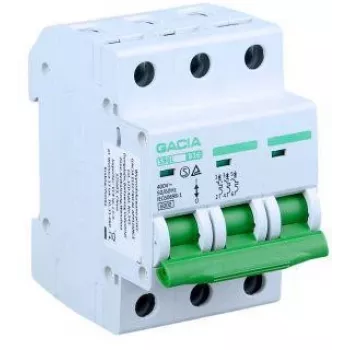 GACIA SB6L B 3P 16A miniatűr megszakító MCB 3 pólusú 16A 6kA B karakterisztika