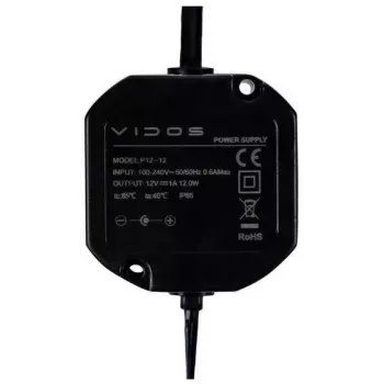 VIDOS P12/12 tápegység 12V 1,2A DIN-sín