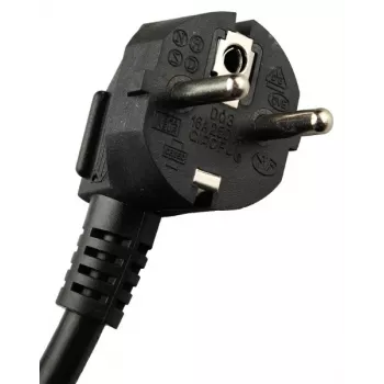 GETFORT LGF-06-Z 19 inch 1U 6 aljzatú Schuko elosztó (PDU) - 1,8 m kábel, 16 A, 230 V, fekete