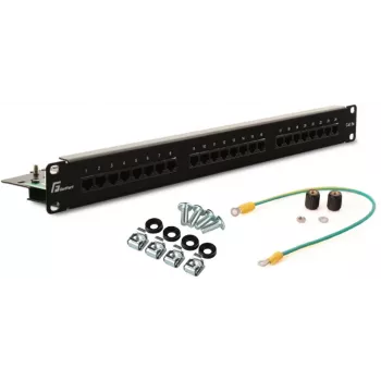 GETFORT PGF-5EUTP24-B5 Cat.5e UTP 24 portos patch panel 1U 19