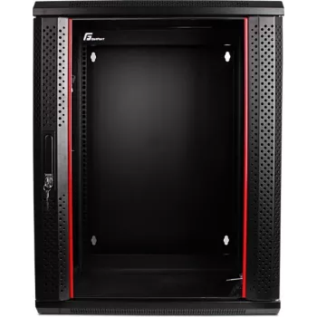 GETFORT CALI 15U 600x550 fali kétosztatú rack ház fekete