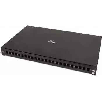 GETFORT GF-FO02-SX 24 portos SC simplex optikai patch panel 1U 19