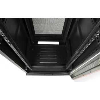 GETFORT 19 inch 37U 600x800 álló rack szekrény fekete