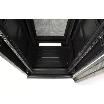 GETFORT 19 inch 42U 600x800 álló ház szerver szekrényhez fekete