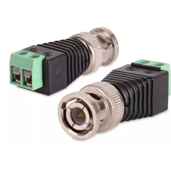 GETFORT BNC hím csavaros csatlakozó adapter 100 csomag