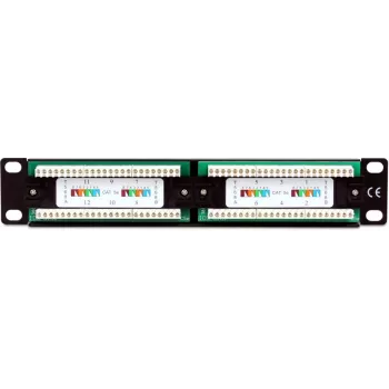 Getfort PGF-5EUTP12-B4 12 portos Cat5e UTP patch panel 10