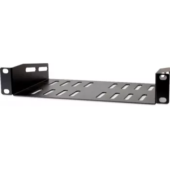 Getfort HGF-30H-WB 10 inch 1U fix polc szekrényházhoz, fekete, 150 mm mélység, 10 kg teherbírás