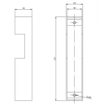 ELEKTRA-PLUS KASETA ELEKTRA R2 süllyesztett elosztó 18 modul 3 sor IP40 fehér füstüveg ajtó