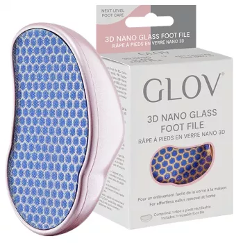 GLOV Nano Glass lábreszelő fekete