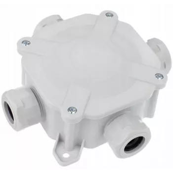 PAWBOL A.0035 fali hermetikus elágazódoboz PG16, IP67 (5x4mm²), szürke