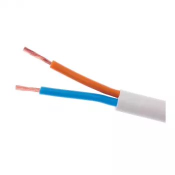 ELEKTROKABEL OMY 2x1mm² H03VV-F elektromos kábel fehér 100m