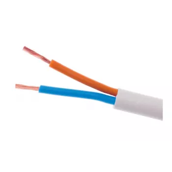 ELEKTROKABEL OMY 2x1mm² H03VV-F elektromos kábel fehér 100m