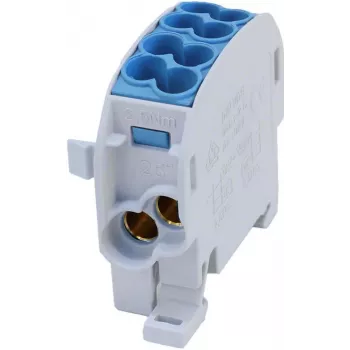 SIMET SCB 25 elágazó elosztóblokk Al/Cu 80-110 SIMBLOCK, kék 81501003