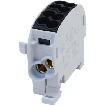 SIMET SCB 25 Al/Cu 80110 SIMBLOCK elágazó elosztóblokk, fekete 81501007