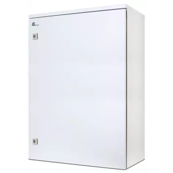 Getfort HGF12-54E-WSG hermetikus 19 inch 12U fali szekrény IP54 550x410mm világosszürke