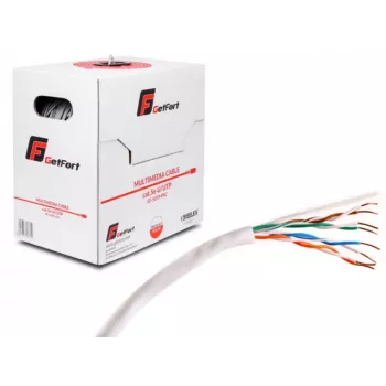 GETFORT Premium Cat.5e U/UTP PVC hálózati kábel 500m szürke