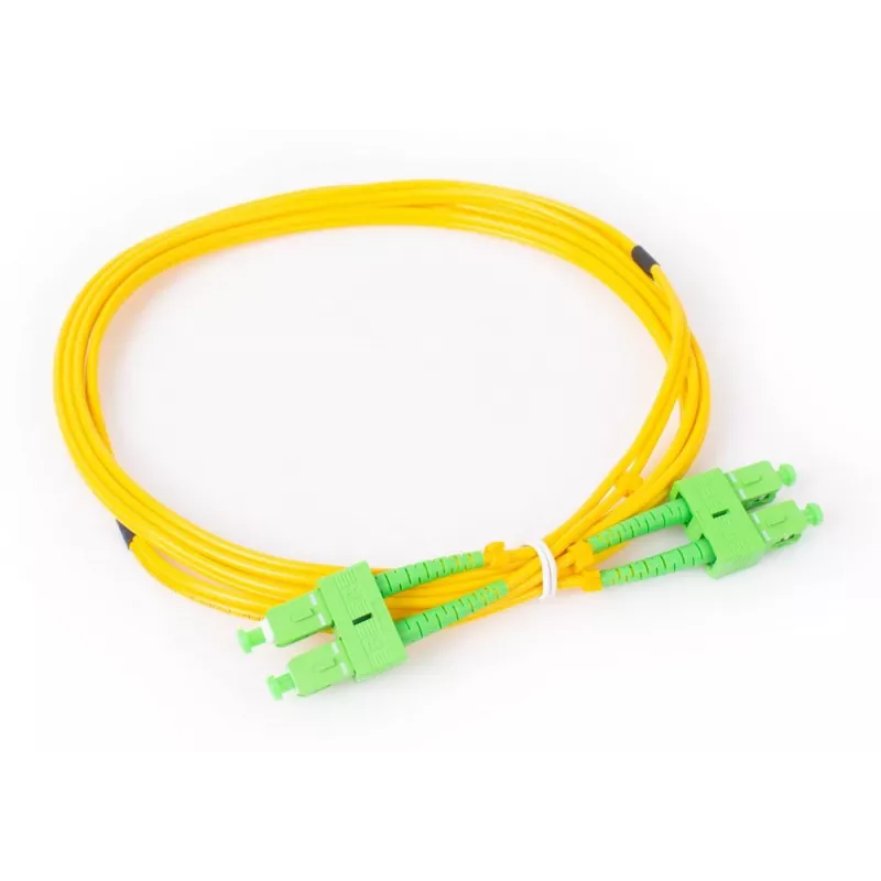 GETFORT GF-SASAD2 SC/APC - SC/APC duplex egymódusú optikai patch kábel 2m