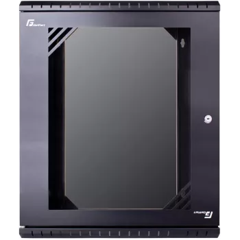 GETFORT ECO v3 19 inch 12U 520x450 fali rack szekrény fekete