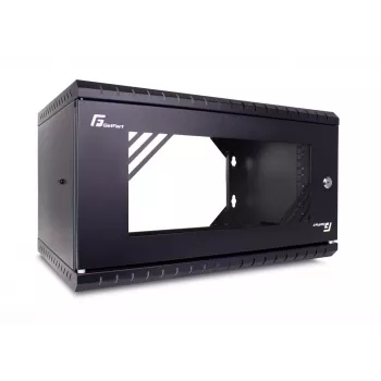 GETFORT ECO v3 19 inch 4U 520x340 fali rack szekrény fekete