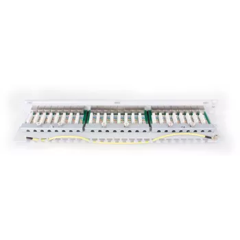 GETFORT PGF-5EFTP24-B6-G patch panel FTP Cat.5e 24 port szürke 1U
