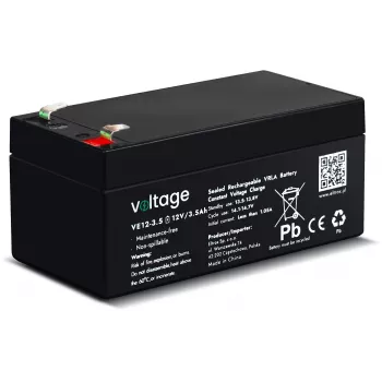 VOLTAGE AGM akkumulátor 12V 3,5Ah VE12-3.5 (6-9 év élettartam)