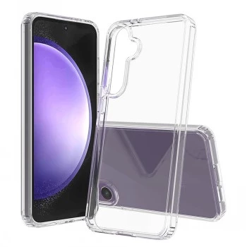 SCREENOR bumper tok Samsung Galaxy S24 FE készülékhez, átlátszó