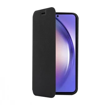 SCREENOR CLEVER Galaxy A54 5G pénztárcás tok fekete