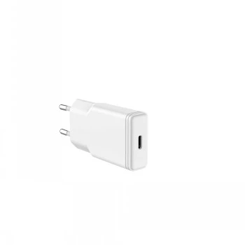 GRATEQ TAHKO 20W USB-C PD fali töltő csomag 1,5 m USB-C - Lightning kábellel, fehér