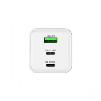 GRATEQ HALTI GaN PD/PPS 2xUSB-C/1xUSB-A 100W fali töltő fekete