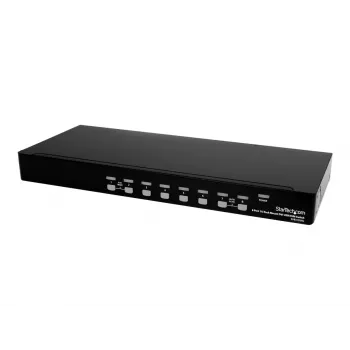 StarTech.com 8 portos 1U DVI USB KVM switch - 8-szoros DVI-I / USB-B switch rackbe szereléshez
