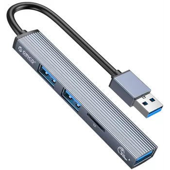 ORICO USB 3.0 4 portos USB-A hub, 5Gbps, fekete
