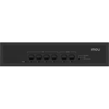 Imou SF106P 6 portos PoE+ switch (4x PoE, 2x uplink, 60W keret)