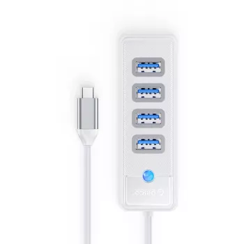 ORICO PW4U-C3-015-WH-EP USB-C hub 4x USB-A 3.2 Gen 1, fehér