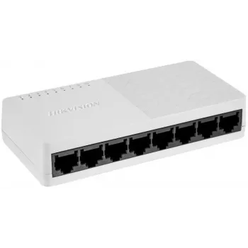 Hikvision DS-3E0108D-O menedzseltlen switch 8 port 10/100 Mbps, asztali