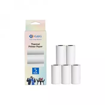 G&G hőpapír 5 tekercs 57 x 30 mm, 6,6 m hossz (21690)