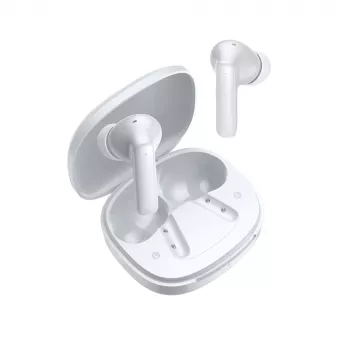 QCY T13 Pro Wireless In-Ear Headphones with Active Noise Cancellation ANC - White
