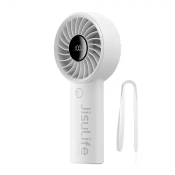 JISULIFE Handheld Fan Life4 3600mAh hordozható USB ventilátor - szürke