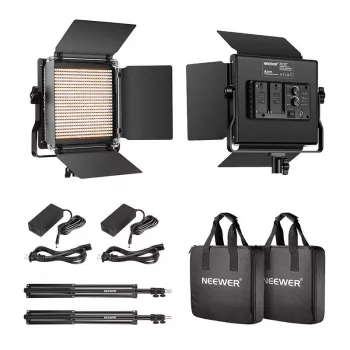 NEEWER 660 Bi-Color LED videólámpa készlet (2 lámpa, 40W, 3200-5600K)
